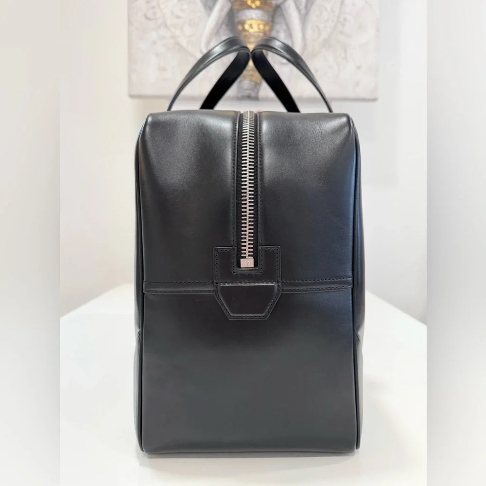 Montblanc Meisterstück Leather Duffle Bag in Black